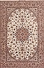 Isfahan Beige Hand Knotted 72 X 1010  Area Rug 254-29587 Thumb 0