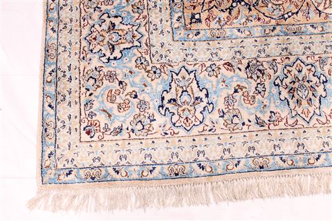 Nain Blue Hand Knotted 610 X 117 Area Rug 254-29588 Image 2