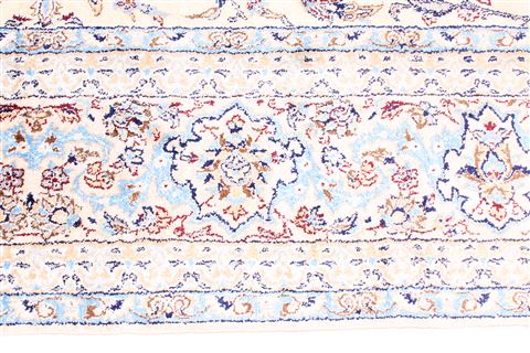 Nain Blue Hand Knotted 610 X 117 Area Rug 254-29588 Image 4