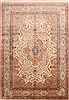 Qum Beige Hand Knotted 80 X 116 Area Rug 254-29590 Thumb 0