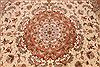 Tabriz Beige Hand Knotted 82 X 122  Area Rug 254-29592 Thumb 3