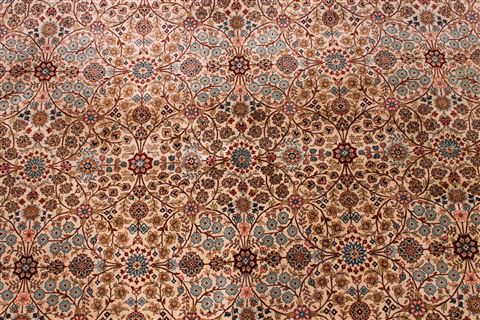 Hereke Beige Hand Knotted 88 X 116  Area Rug 254-29594 Image 3