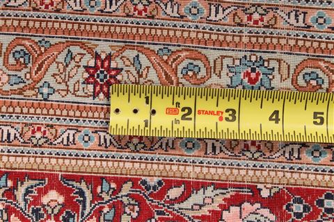 Hereke Beige Hand Knotted 88 X 116  Area Rug 254-29594 Image 7