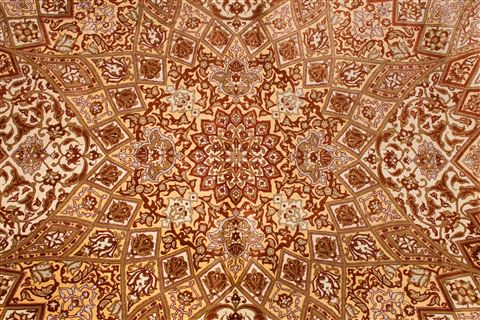 Qum Beige Hand Knotted 80 X 96 Area Rug 254-29595 Image 3
