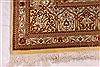 Qum Beige Hand Knotted 80 X 96 Area Rug 254-29595 Thumb 2