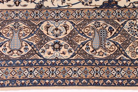 Nain Blue Hand Knotted 88 X 122 Area Rug 254-29596 Image 4