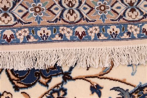 Nain Blue Hand Knotted 88 X 122 Area Rug 254-29596 Image 6