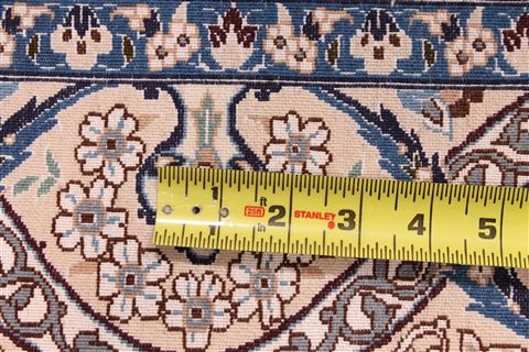 Nain Blue Hand Knotted 88 X 122 Area Rug 254-29596 Image 7