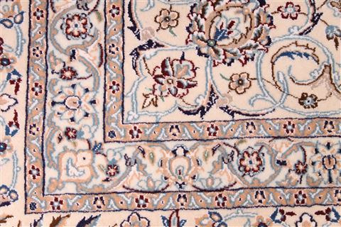 Nain Beige Hand Knotted 82 X 116 Area Rug 254-29597 Image 5