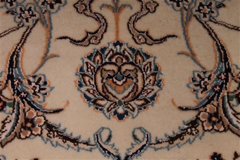 Nain Beige Hand Knotted 82 X 116 Area Rug 254-29597 Image 6
