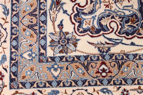 Nain Blue Hand Knotted 83 X 121 Area Rug 254-29598 Image 5
