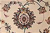 Tabriz Beige Hand Knotted 84 X 116  Area Rug 254-29600 Thumb 6