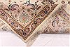 Tabriz Beige Hand Knotted 84 X 116  Area Rug 254-29600 Thumb 9