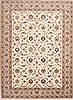 Tabriz Beige Hand Knotted 84 X 116  Area Rug 254-29600 Thumb 0