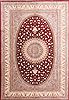 Qum Beige Hand Knotted 82 X 118  Area Rug 254-29601 Thumb 0