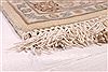 Tabriz Beige Hand Knotted 83 X 118 Area Rug 254-29604 Thumb 1