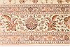 Tabriz Beige Hand Knotted 83 X 118 Area Rug 254-29604 Thumb 4