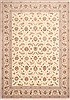 Tabriz Beige Hand Knotted 83 X 118  Area Rug 254-29604 Thumb 0