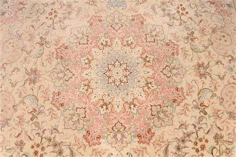 Tabriz Purple Hand Knotted 82 X 1110 Area Rug 254-29605 Image 3