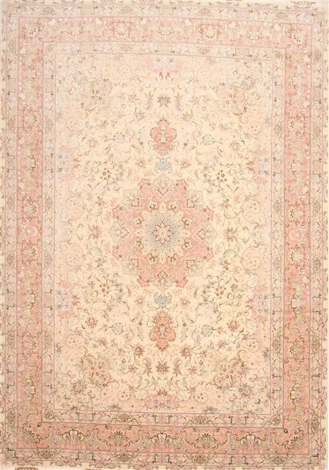 Tabriz Purple Hand Knotted 82 X 1110 Area Rug 254-29605 Image 0