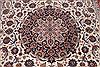 Isfahan White Hand Knotted 85 X 124  Area Rug 254-29606 Thumb 3