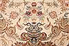 Tabriz Beige Hand Knotted 82 X 1110 Area Rug 254-29611 Thumb 6