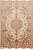 Tabriz Beige Hand Knotted 82 X 1110 Area Rug 254-29611 Thumb 0