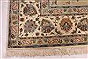 Tabriz Beige Hand Knotted 82 X 120  Area Rug 254-29612 Thumb 2