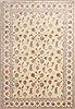 Tabriz Beige Hand Knotted 82 X 120  Area Rug 254-29612 Thumb 0
