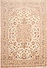 Tabriz Beige Hand Knotted 82 X 116  Area Rug 254-29613 Thumb 0
