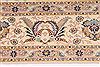 Tabriz Beige Hand Knotted 84 X 118 Area Rug 254-29614 Thumb 4