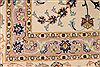 Tabriz Beige Hand Knotted 84 X 118 Area Rug 254-29614 Thumb 5