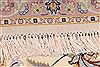 Tabriz Beige Hand Knotted 84 X 118 Area Rug 254-29614 Thumb 7