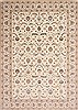 Tabriz Beige Hand Knotted 84 X 118 Area Rug 254-29614 Thumb 0