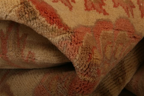 Tabriz Brown Hand Knotted 90 X 120 Area Rug 100-29615 Image 1