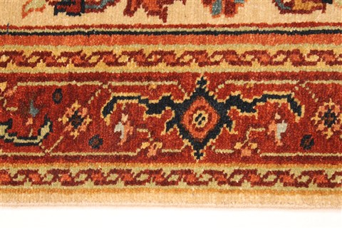 Serapi Brown Runner Hand Knotted 26 X 196 Area Rug 250-29616 Image 2