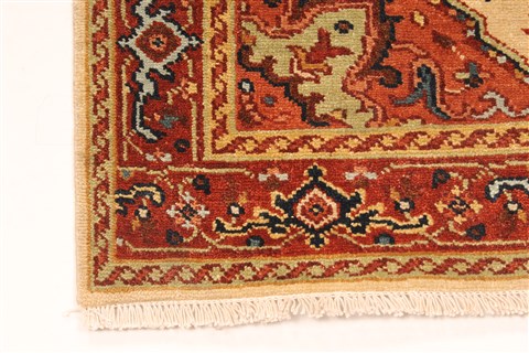 Serapi Brown Runner Hand Knotted 26 X 196 Area Rug 250-29616 Image 6