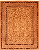 Tabriz Brown Hand Knotted 710 X 100 Area Rug 100-29617 Thumb 0