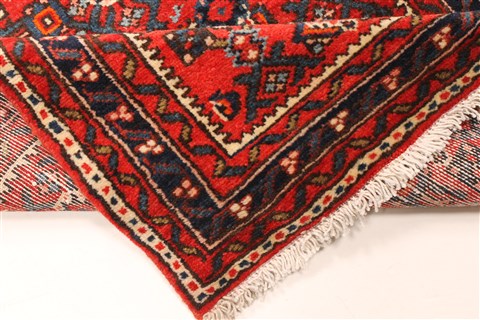 Hossein Abad Blue Runner Hand Knotted 29 X 173 Area Rug 250-29619 Image 5