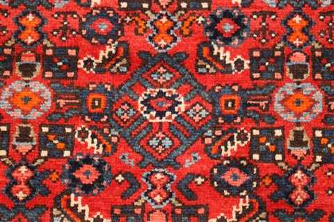 Hossein Abad Blue Runner Hand Knotted 29 X 173 Area Rug 250-29619 Image 8