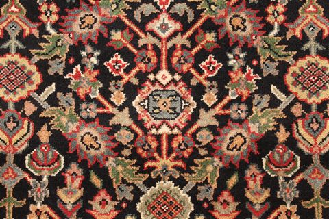 Hamedan Beige Runner Hand Knotted 27 X 156 Area Rug 250-29621 Image 8