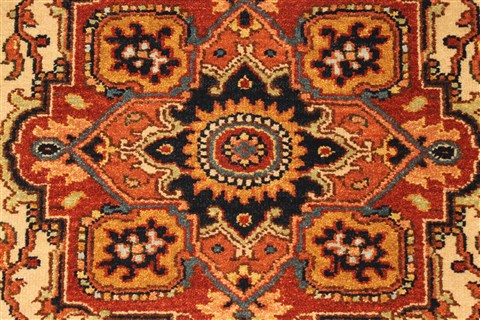 Serapi Brown Runner Hand Knotted 26 X 2110 Area Rug 250-29623 Image 6