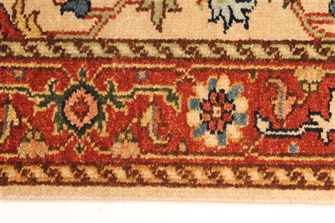 Serapi Brown Runner Hand Knotted 26 X 2110 Area Rug 250-29623 Image 7