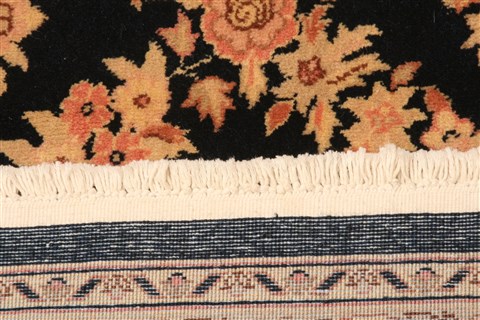 Tabriz Brown Hand Knotted 94 X 111 Area Rug 100-29625 Image 5