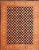 Tabriz Brown Hand Knotted 94 X 111  Area Rug 100-29625 Thumb 0