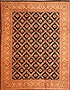 Tabriz Brown Hand Knotted 94 X 111 Area Rug 100-29625 Thumb 0