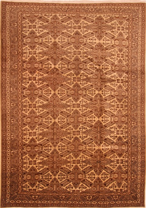 Kayseri Brown Hand Knotted 81 X 114 Area Rug 100-29630 Image 0