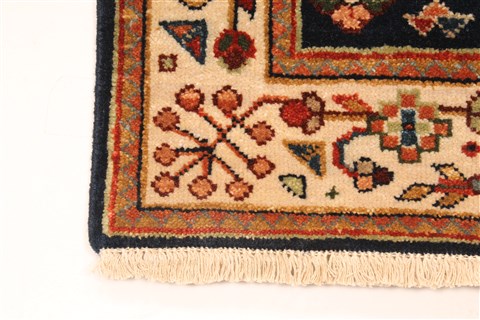 Karajeh Beige Runner Hand Knotted 26 X 200 Area Rug 250-29631 Image 5