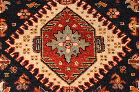 Karajeh Beige Runner Hand Knotted 26 X 200 Area Rug 250-29631 Image 7