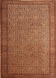 Turkish Kayseri Grey Rectangle 8x11 ft Wool Carpet 29632